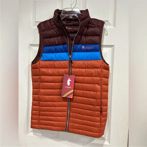 Cotopaxi Men’s Small Fuego Down Insulated Puffer Vest NWT Chestnut Spice Brown